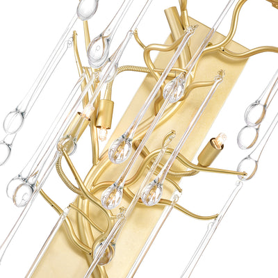 Andes Pendants 36 Light Satin Gold LED