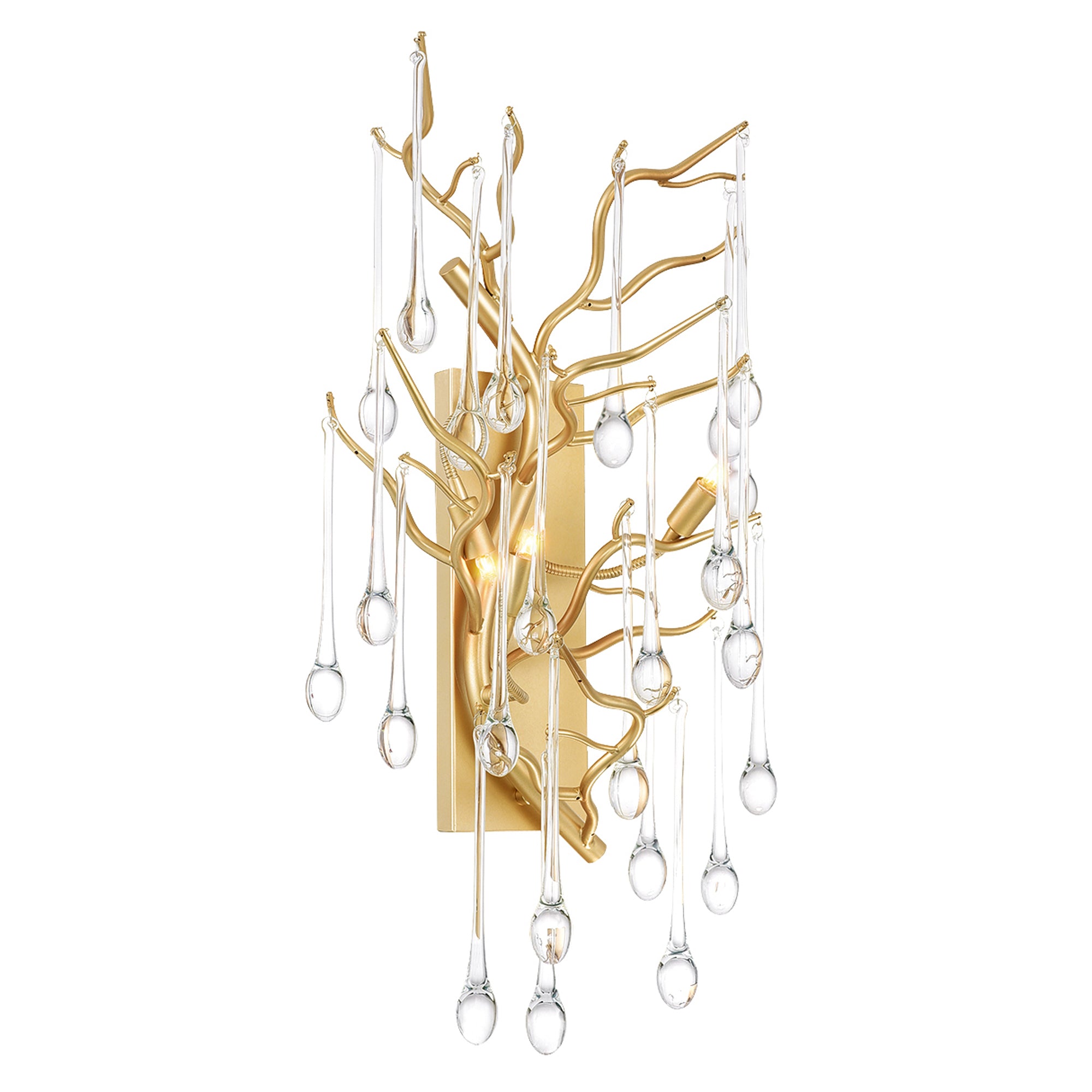 Andes Pendants 36 Light Satin Gold LED