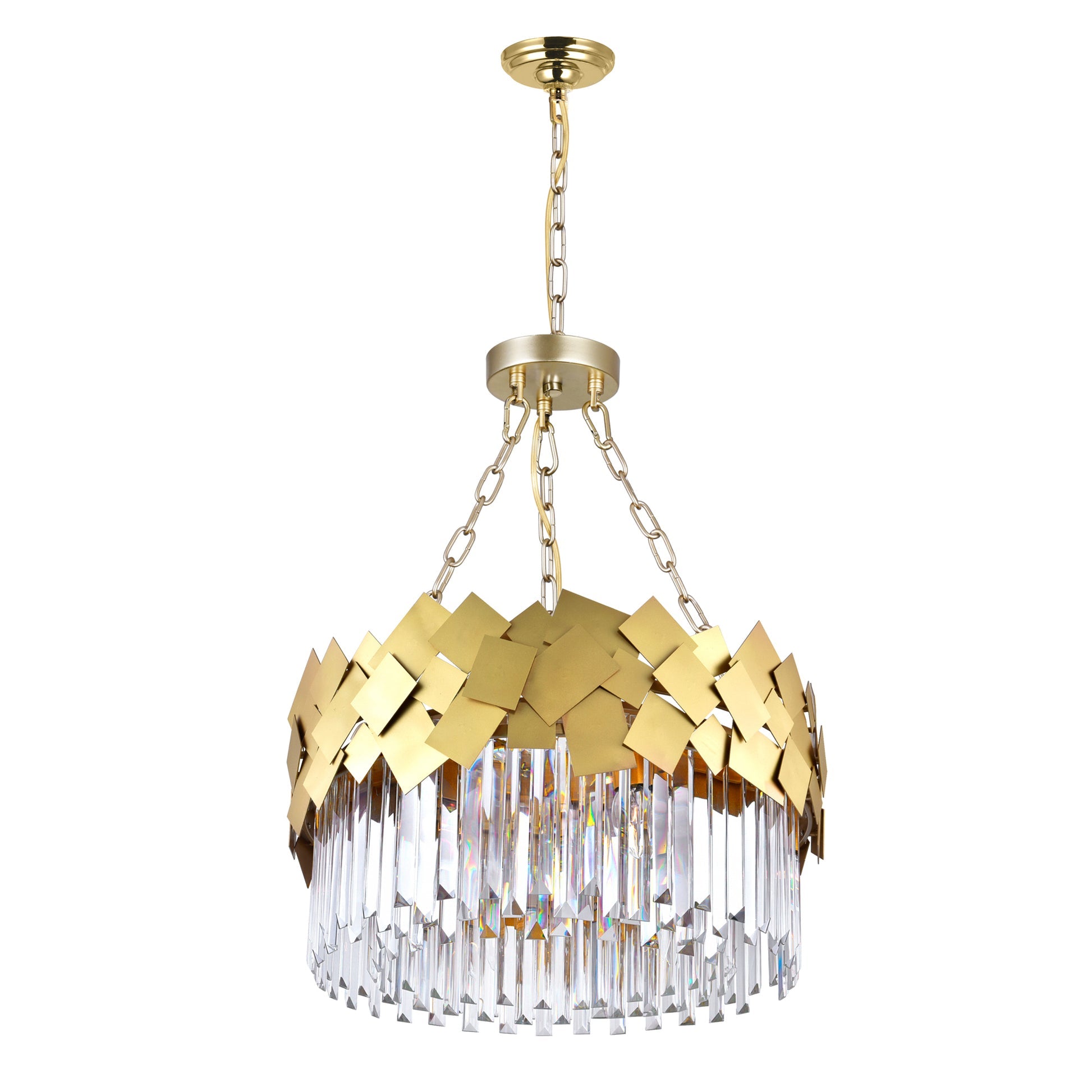 Panache 6 Light Medallion Gold Chandelier