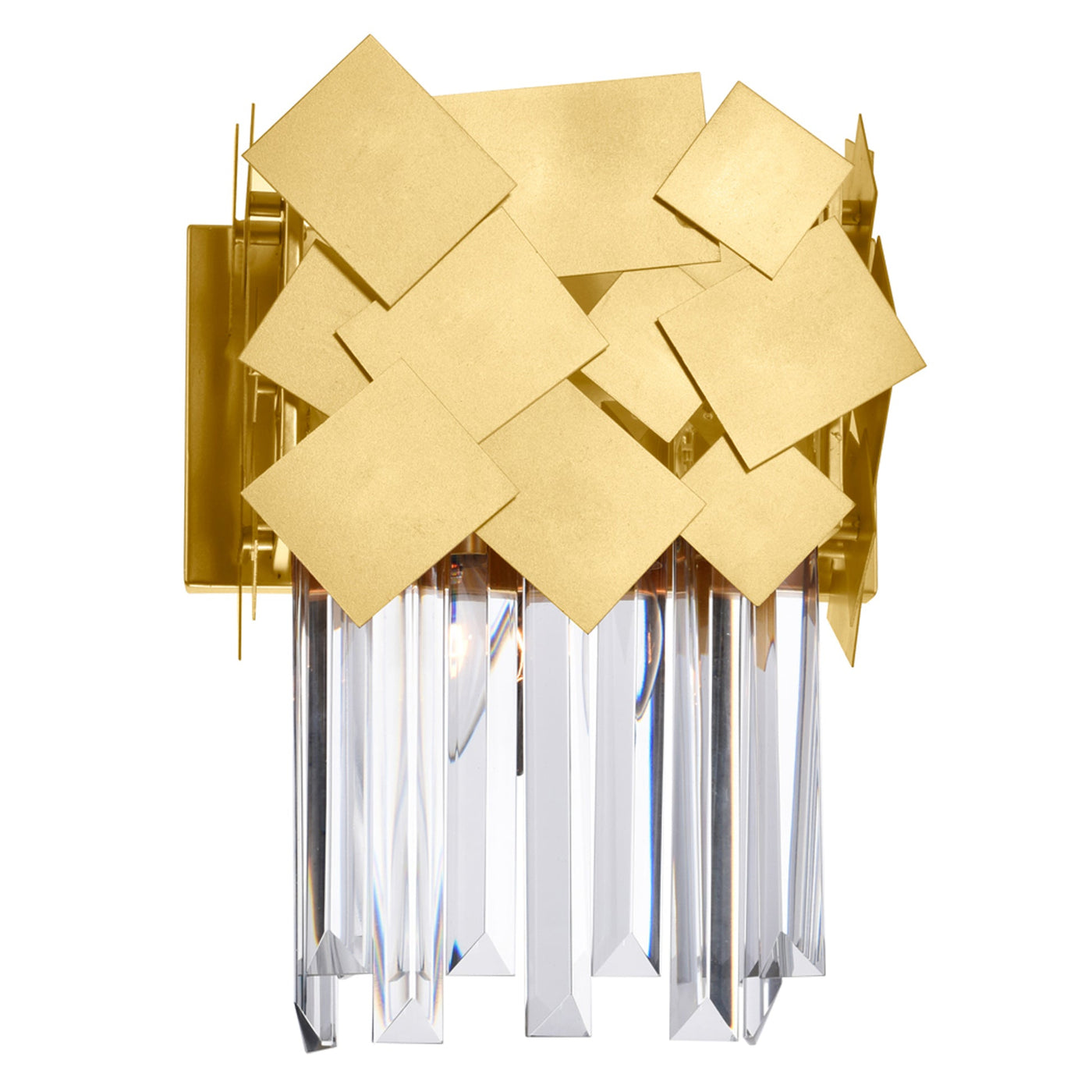 Panache 1 Light Medallion Gold Wall Light