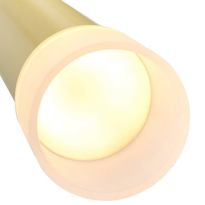 Andes Chandeliers Satin Gold 6 Light LED