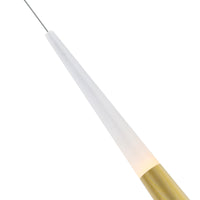 Andes Chandeliers Satin Gold 6 Light LED
