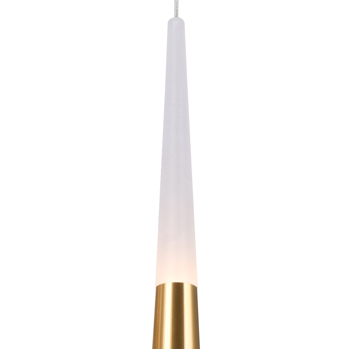 Andes Pendants Satin Gold LED 2 Inch