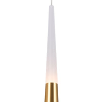 Andes Pendants Satin Gold LED 2 Inch