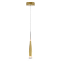 Andes Pendants Satin Gold LED 2 Inch