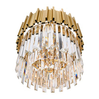 Deco Chandeliers 4 Light Medallion Gold