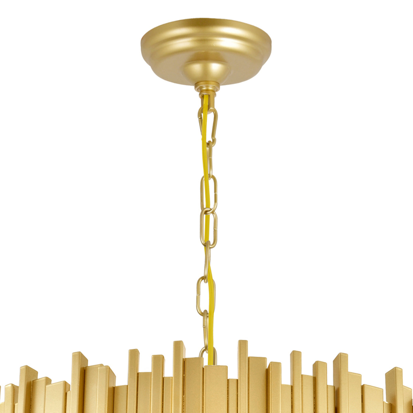 Deco Chandeliers Medallion Gold 7 Lights