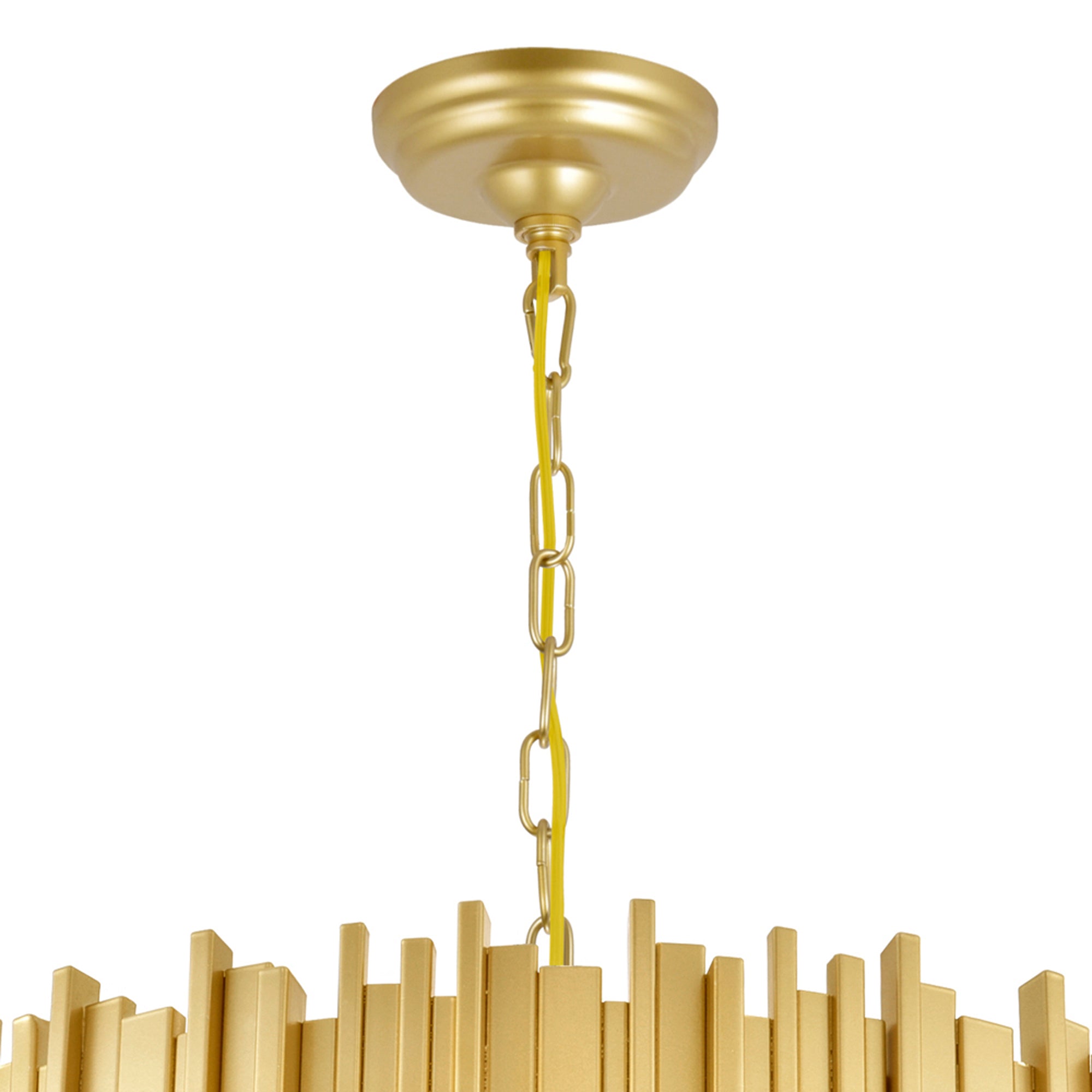 Deco Chandeliers Medallion Gold 7 Lights