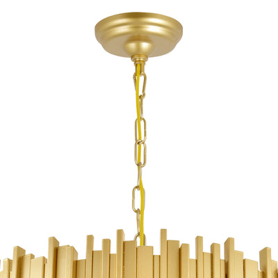 Deco Chandeliers Medallion Gold 7 Lights