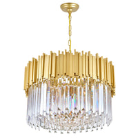 Deco Chandeliers Medallion Gold 7 Lights