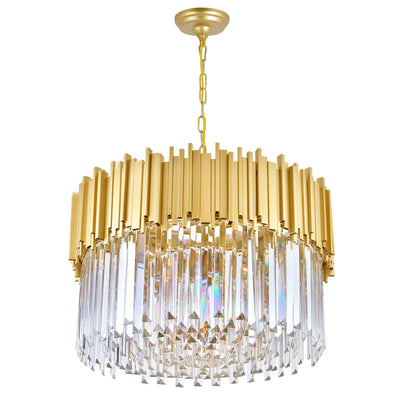 Deco Chandeliers Medallion Gold 7 Lights