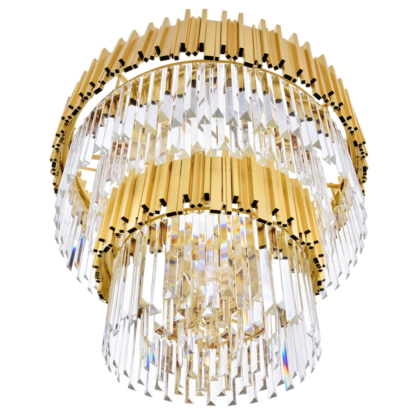 Deco Chandeliers Medallion Gold 12 Lights