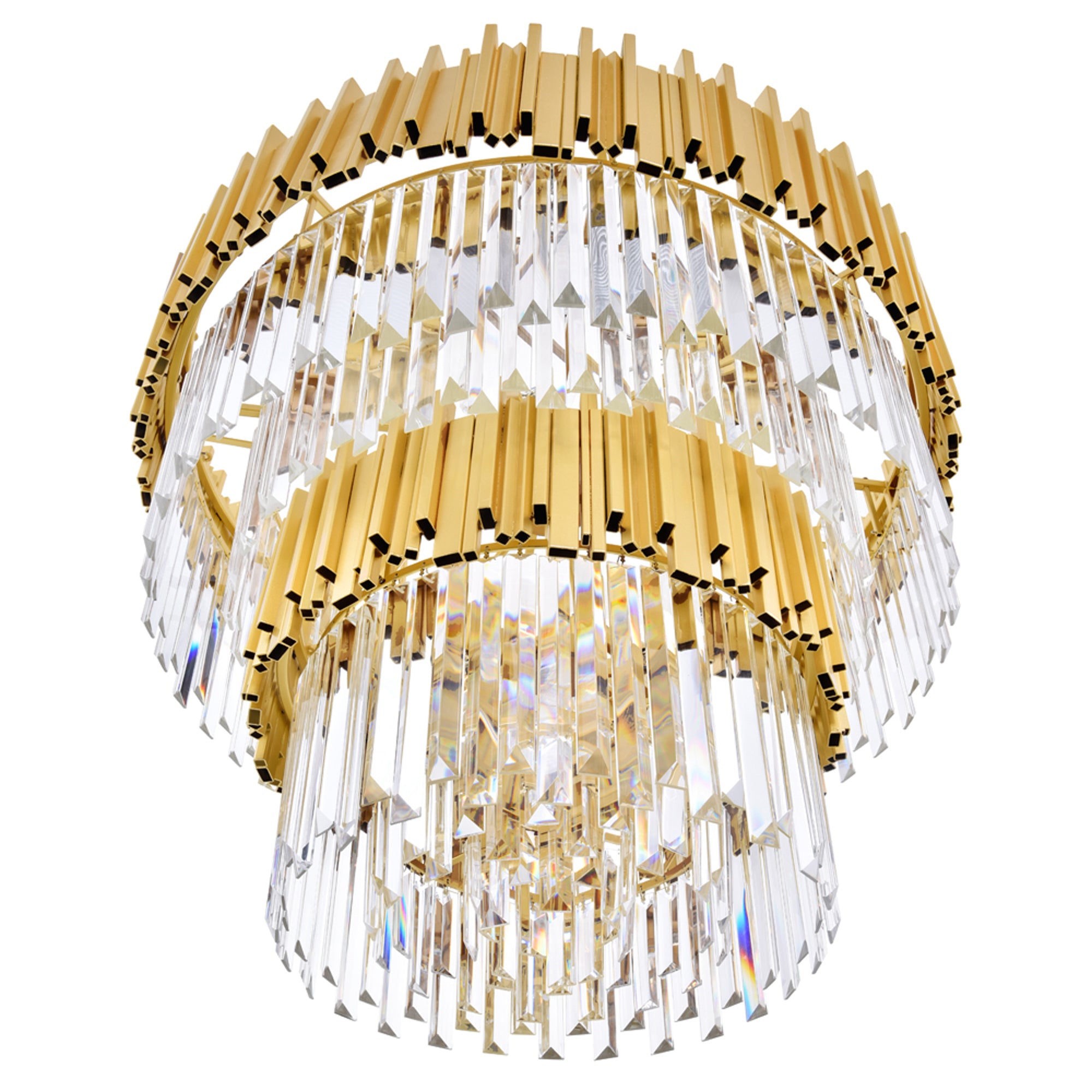 Deco Chandeliers Medallion Gold 12 Lights