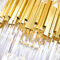Deco Chandeliers Medallion Gold 12 Lights