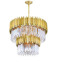 Deco Chandeliers Medallion Gold 12 Lights