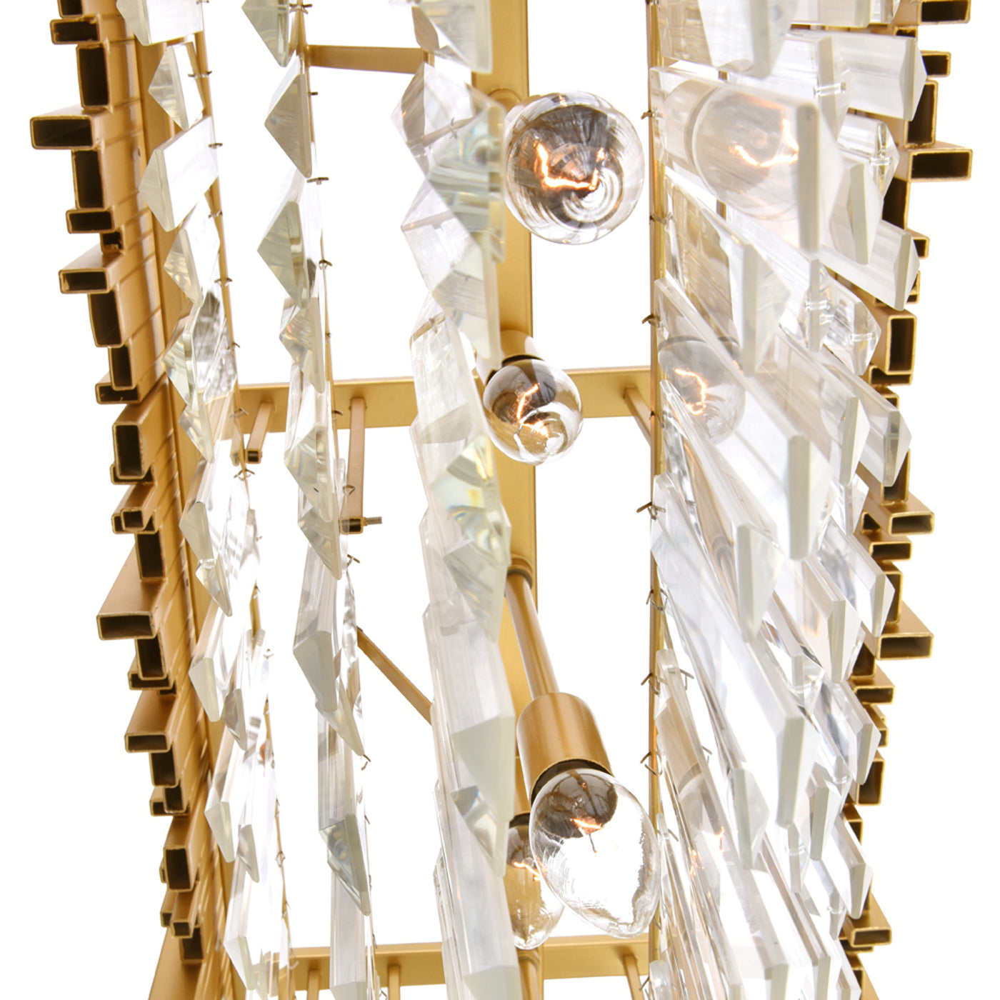 Deco Chandeliers 9 Light Medallion Gold
