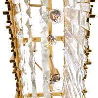 Deco Chandeliers 9 Light Medallion Gold