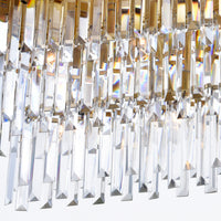 Deco Chandeliers 9 Light Medallion Gold