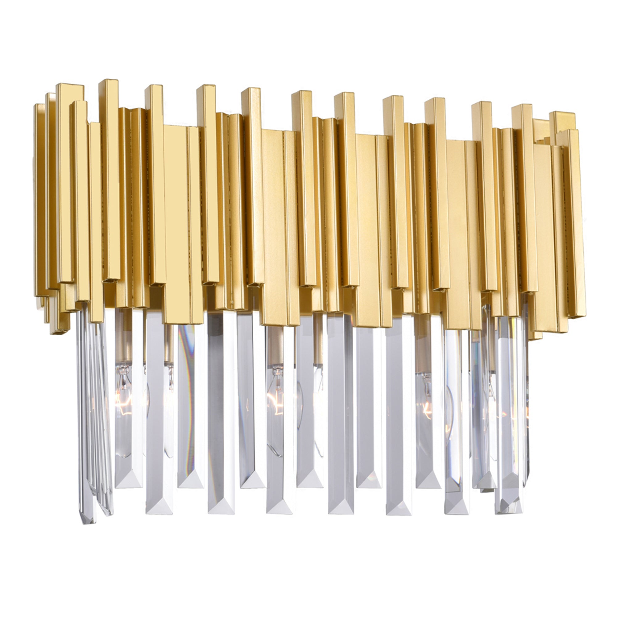 Deco Vanity Lights Medallion Gold 3 Lights
