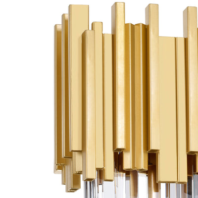 Deco Vanity Lights Medallion Gold 3 Lights