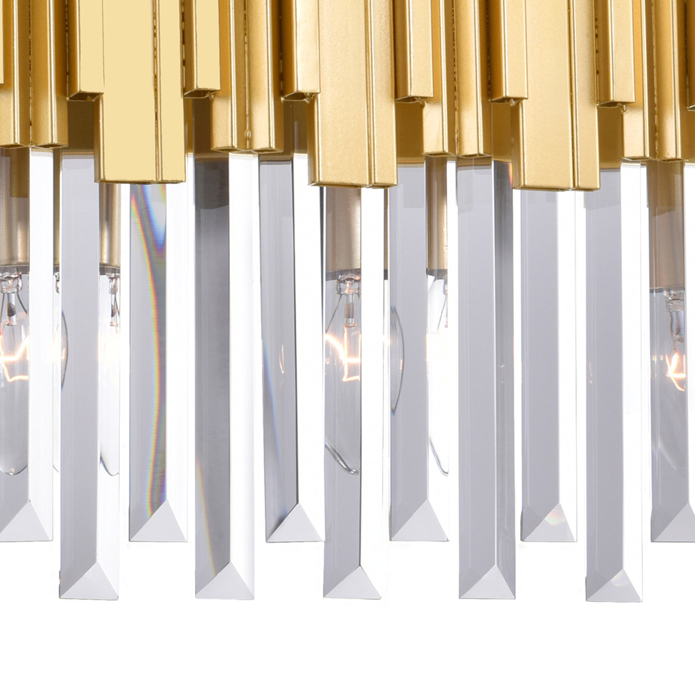 Deco Vanity Lights Medallion Gold 3 Lights