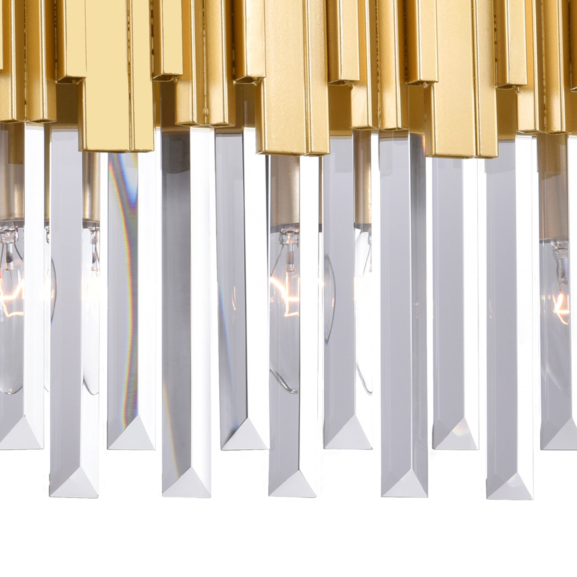 Deco Vanity Lights Medallion Gold 3 Lights