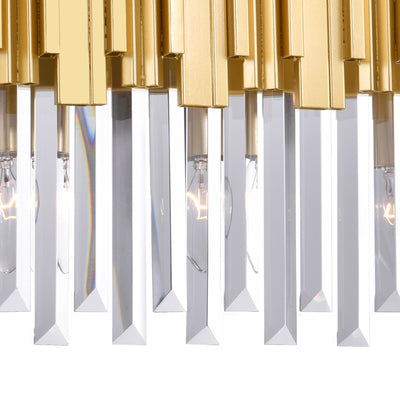 Deco Vanity Lights Medallion Gold 3 Lights