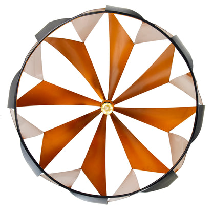 Oxide 1 Light 20in Black & Copper Down Pendant