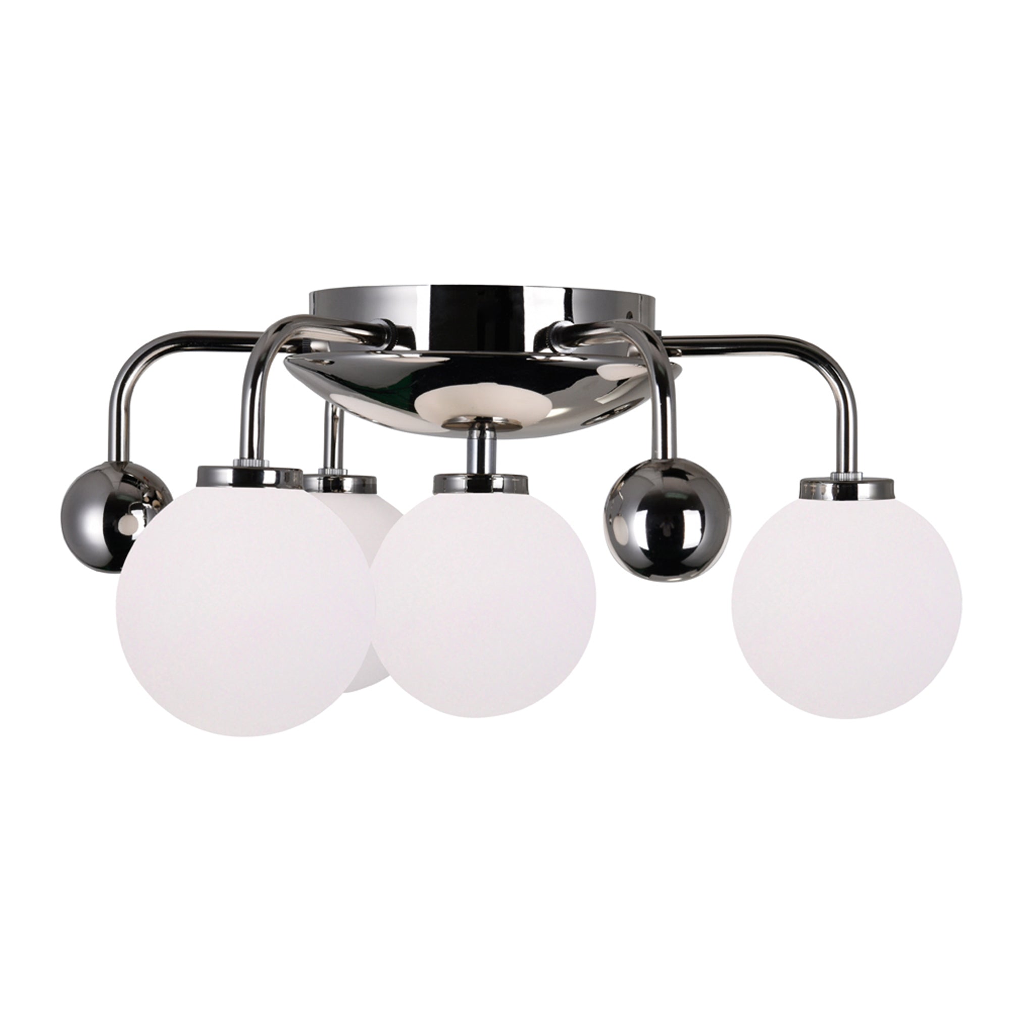 Element 4 Light Nickel Flush Mount