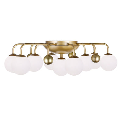 Element Flush Mounts Sun Gold 9 Lights