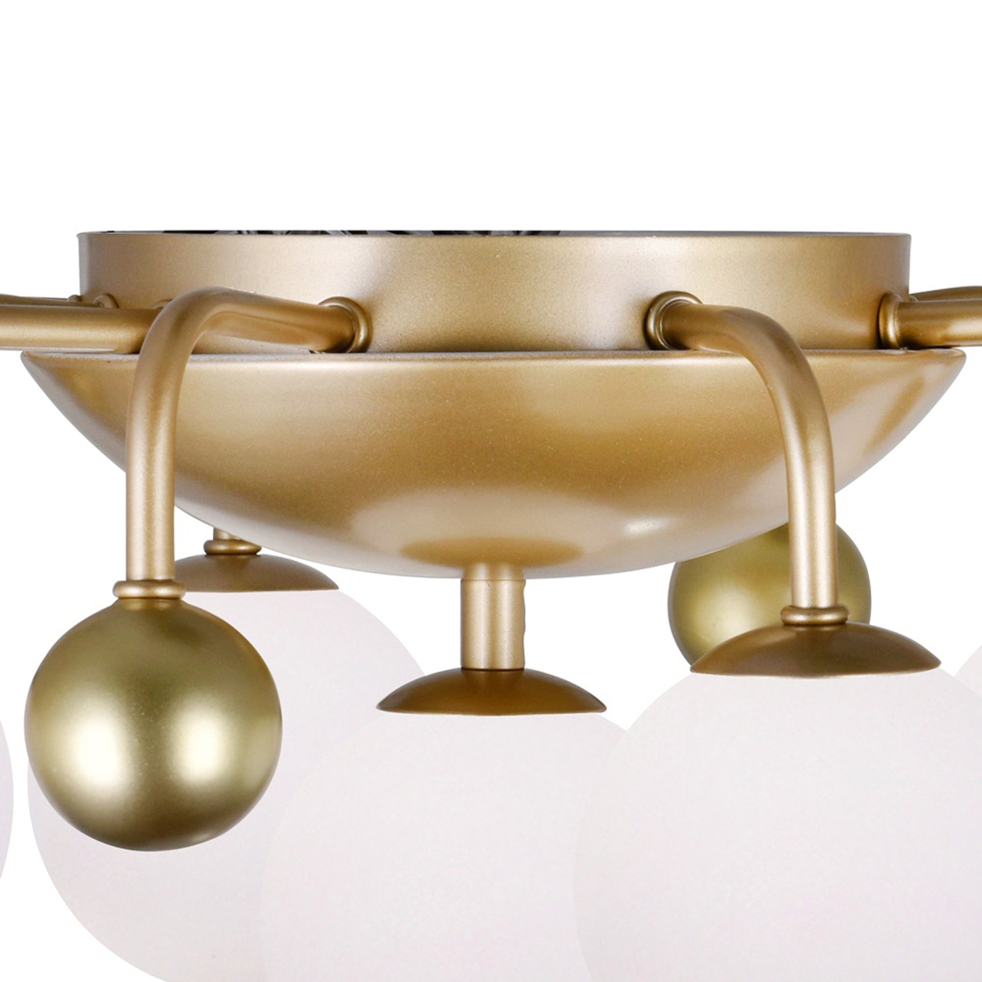 Element Flush Mounts Sun Gold 9 Lights