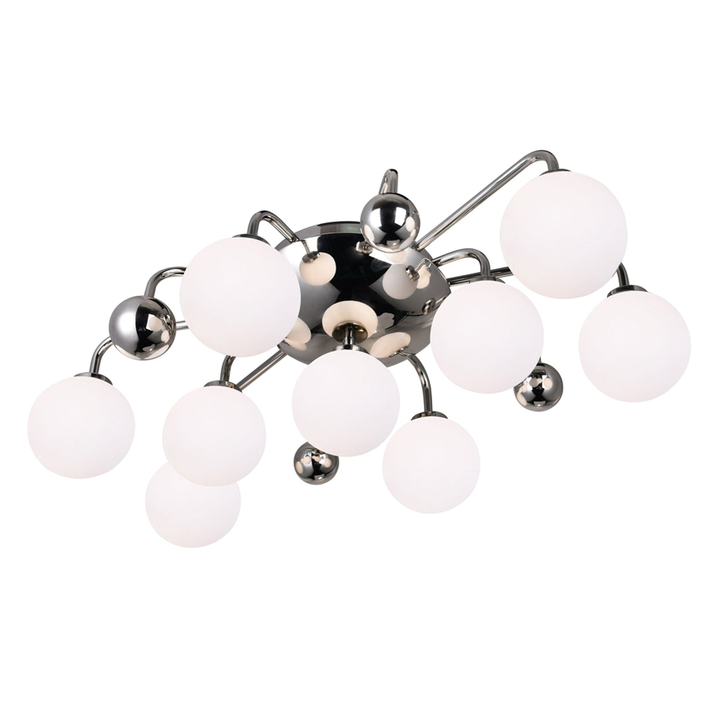 Element 9 Light Nickel Flush Mount