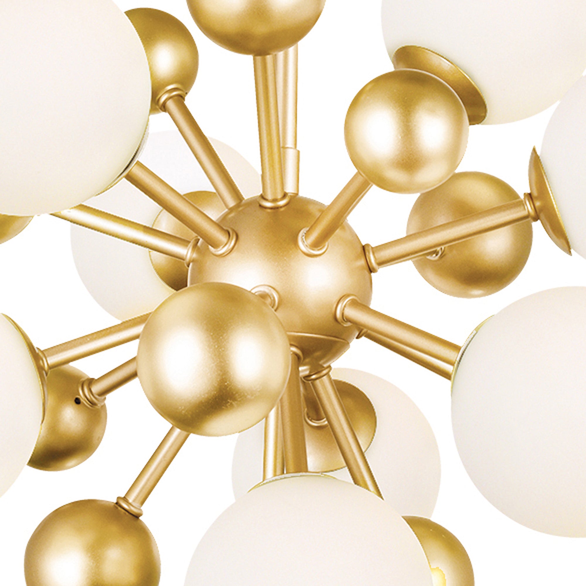 Element Chandeliers 8 Light Sun Gold