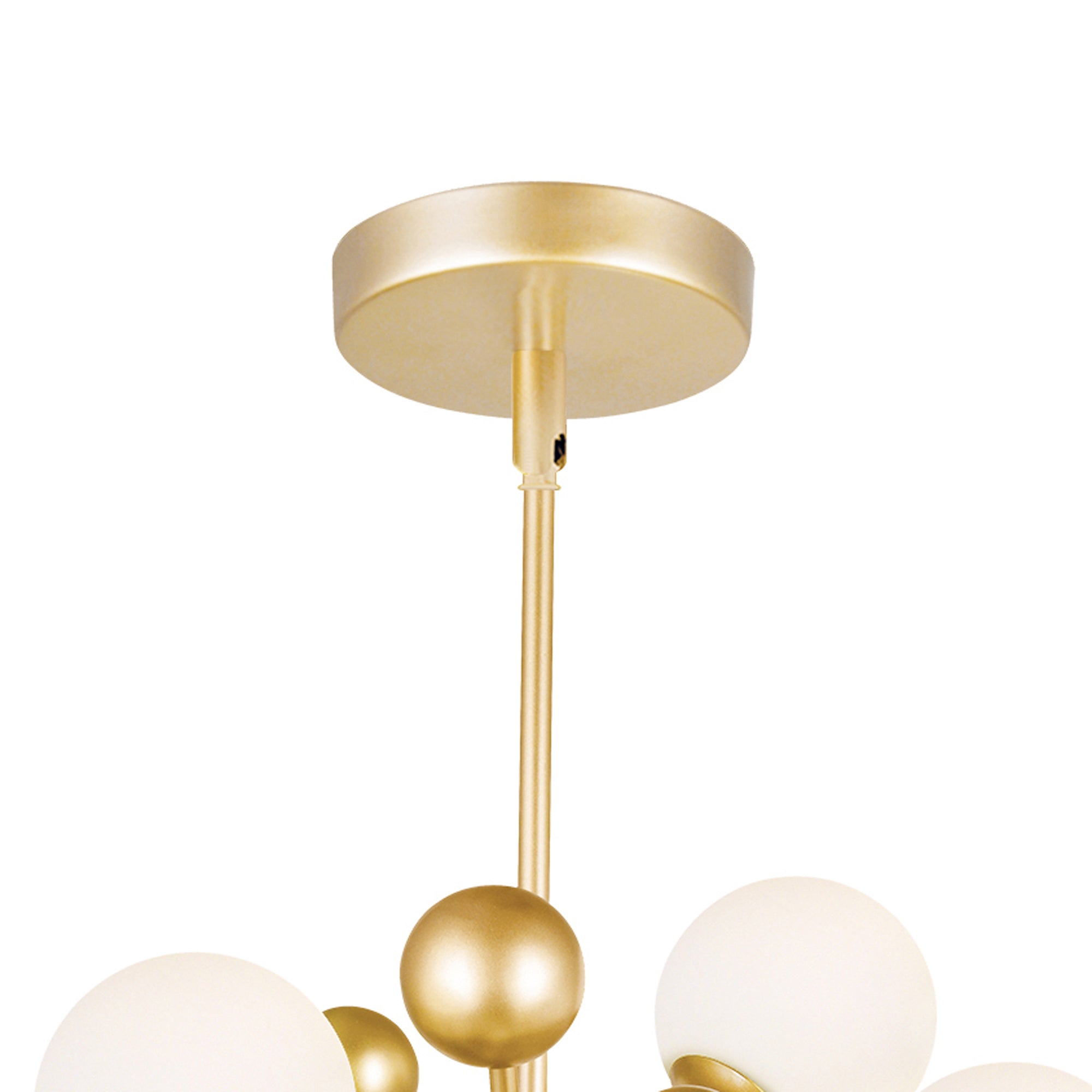 Element Chandeliers 8 Light Sun Gold