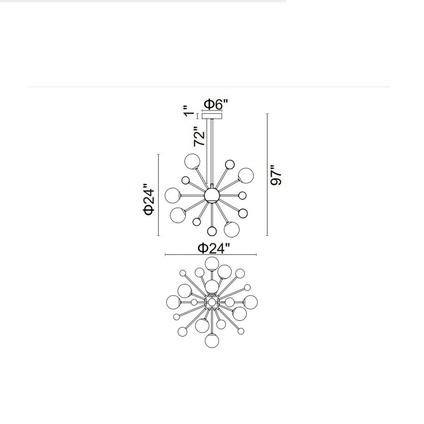 Element Chandeliers 11 Light Sun Gold