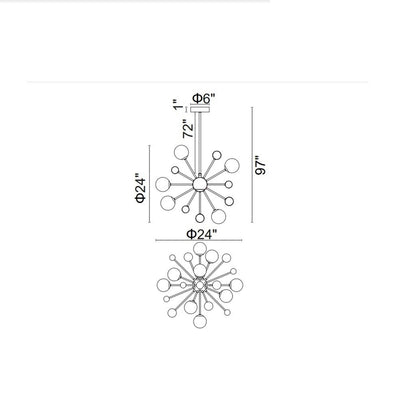 Element Chandeliers 11 Light Sun Gold