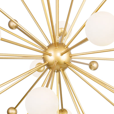 Element Chandeliers 17 Light Sun Gold Finish