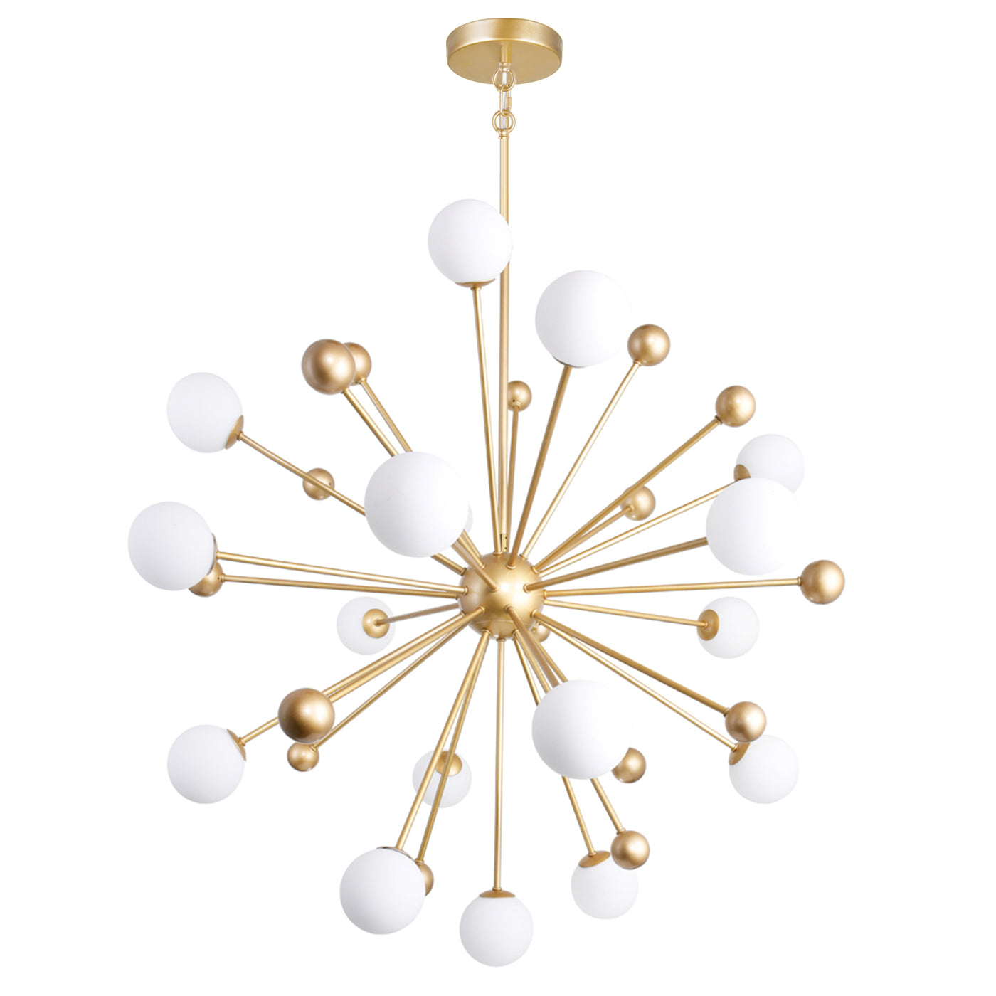 Element Chandeliers 17 Light Sun Gold Finish