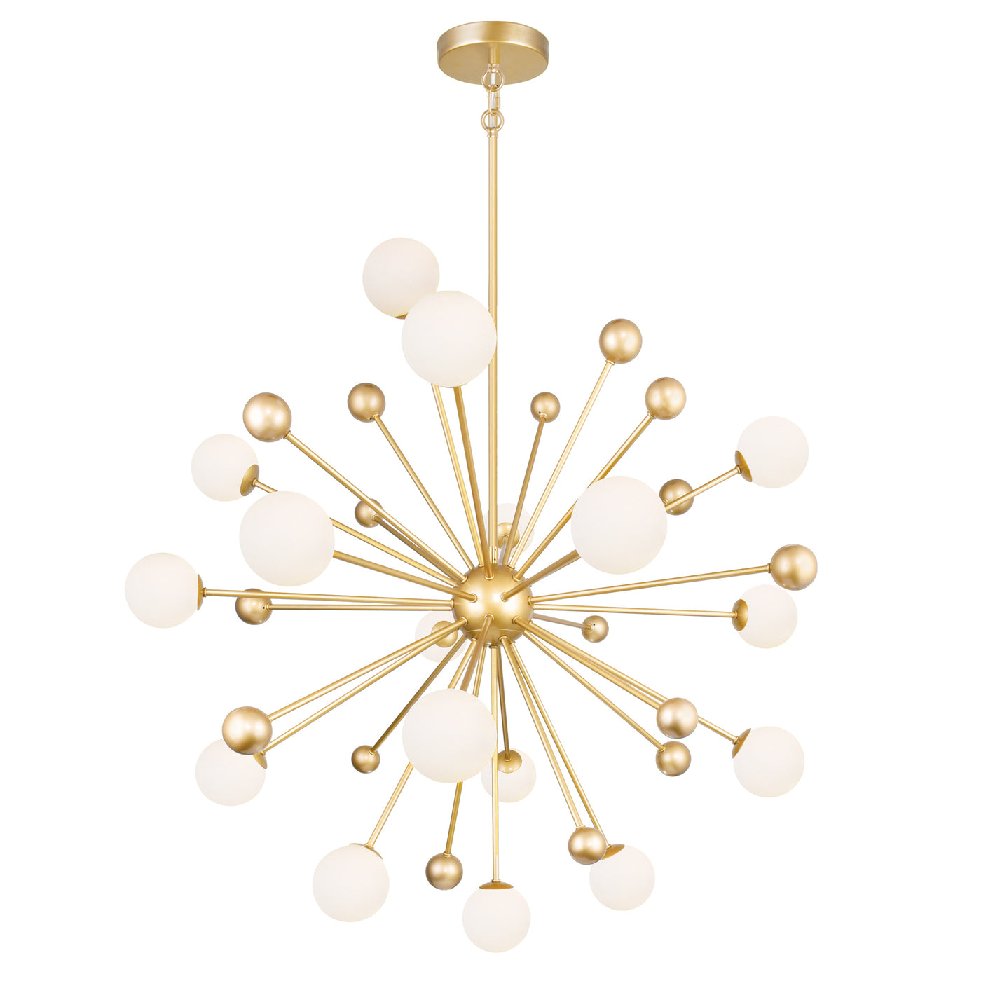 Element Chandeliers 17 Light Sun Gold Finish