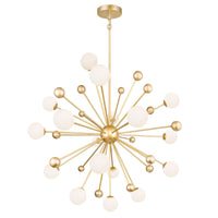 Element Chandeliers 17 Light Sun Gold Finish