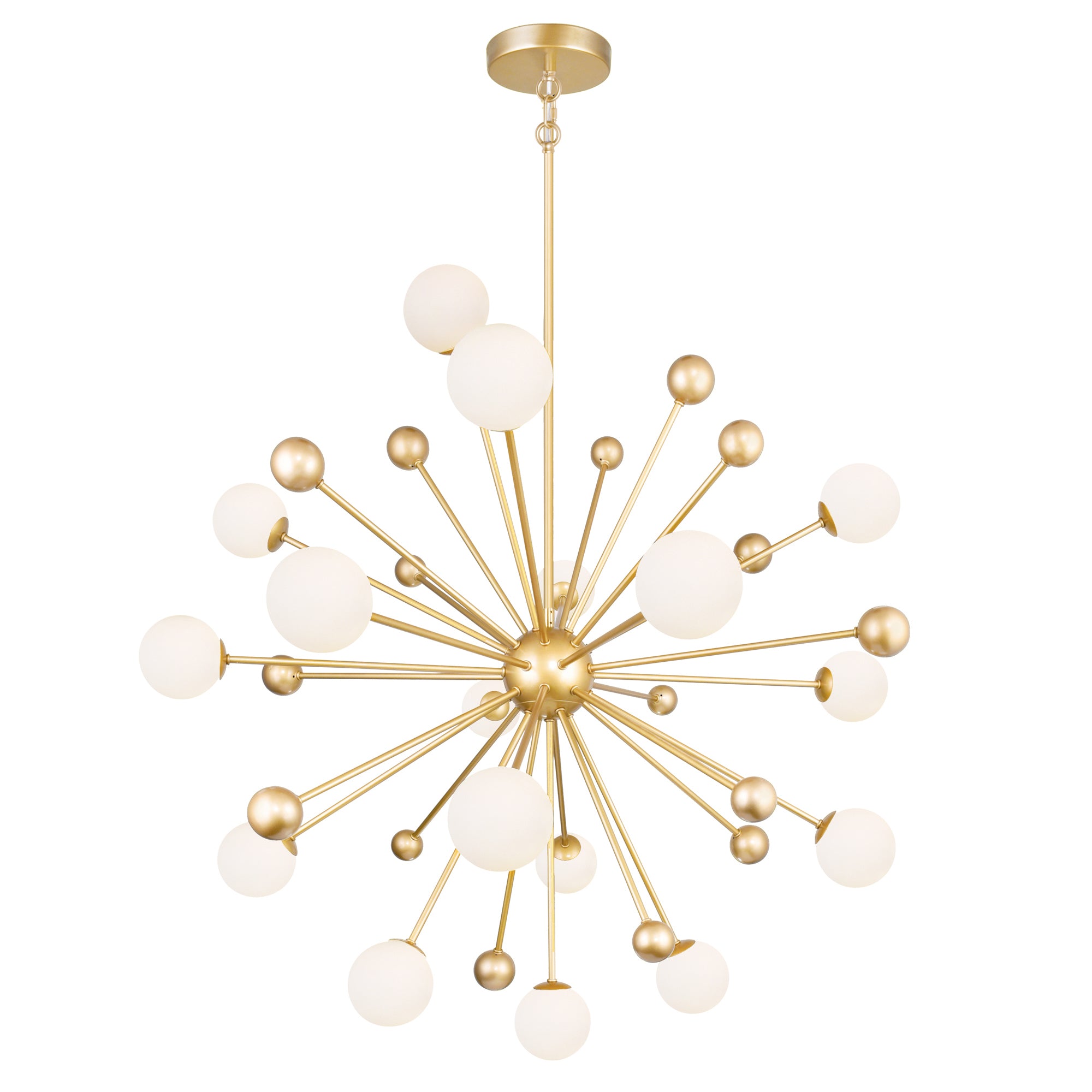 Element Chandeliers 17 Light Sun Gold Finish