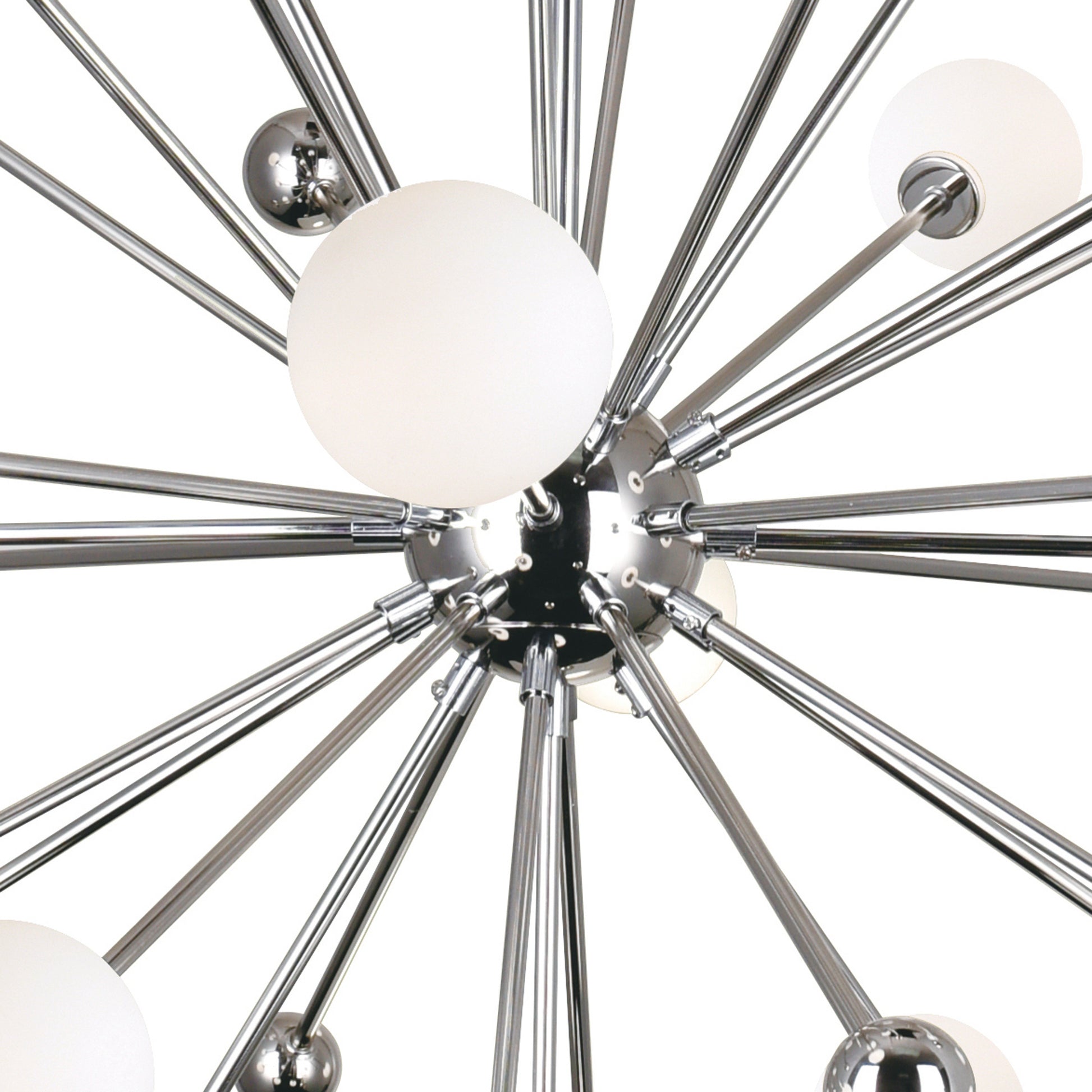 Element 17 Light Nickel Chandelier with Polished Nickel Finish