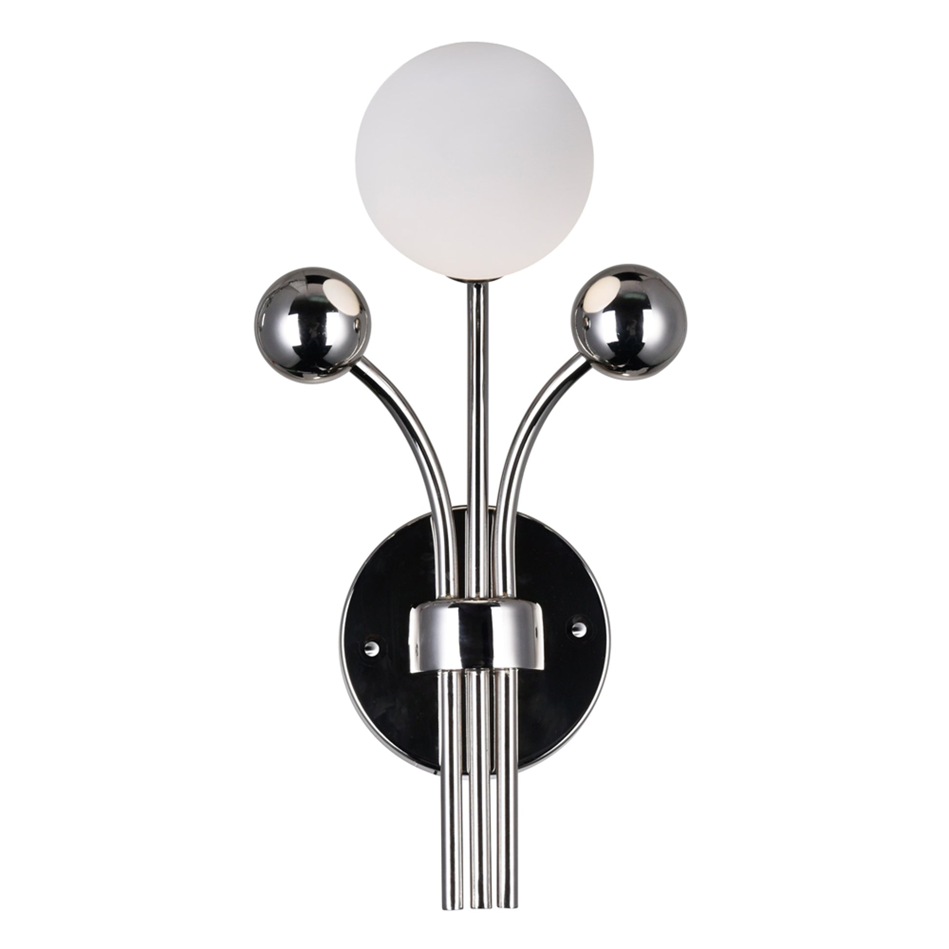 Element 1 Light Nickel Wall Light with Polished Nickel Finish