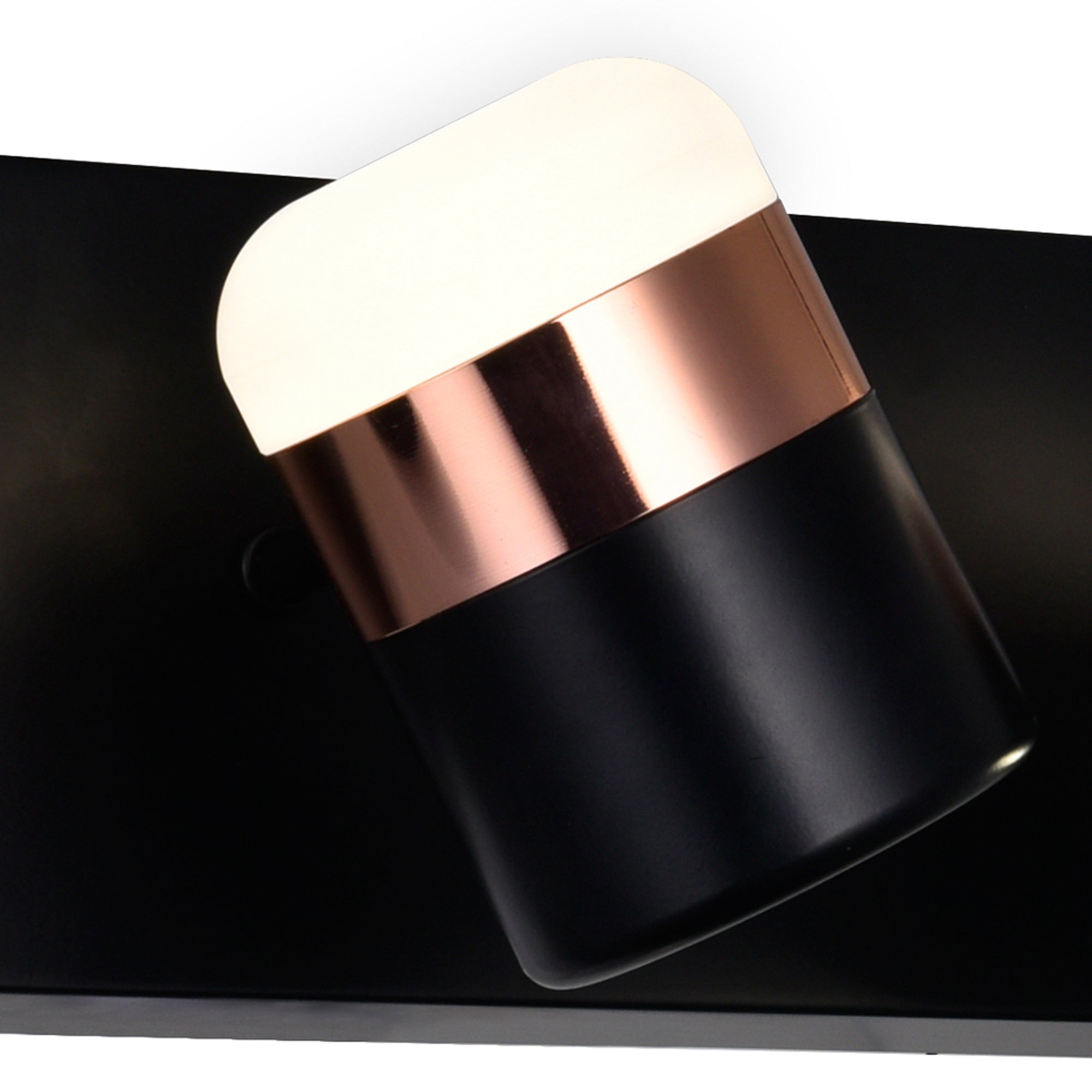Moxie 3 Light LED Vanity Light With Black Finish