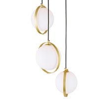 Da Pendants 3 Light Medallion Gold