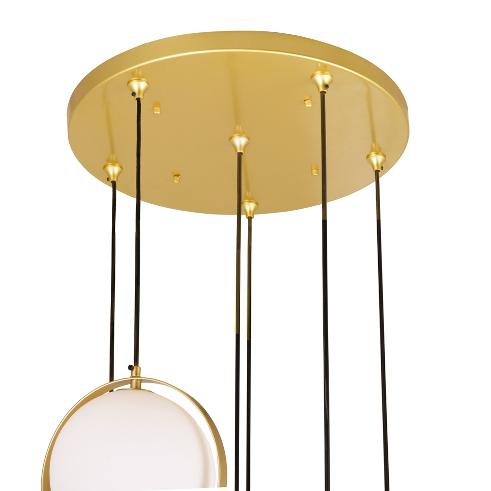 Da Pendants 6 Lights Medallion Gold
