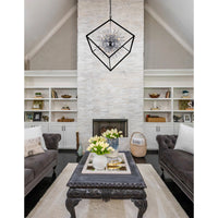 Starburst Chandeliers 20 Light Chrome Black