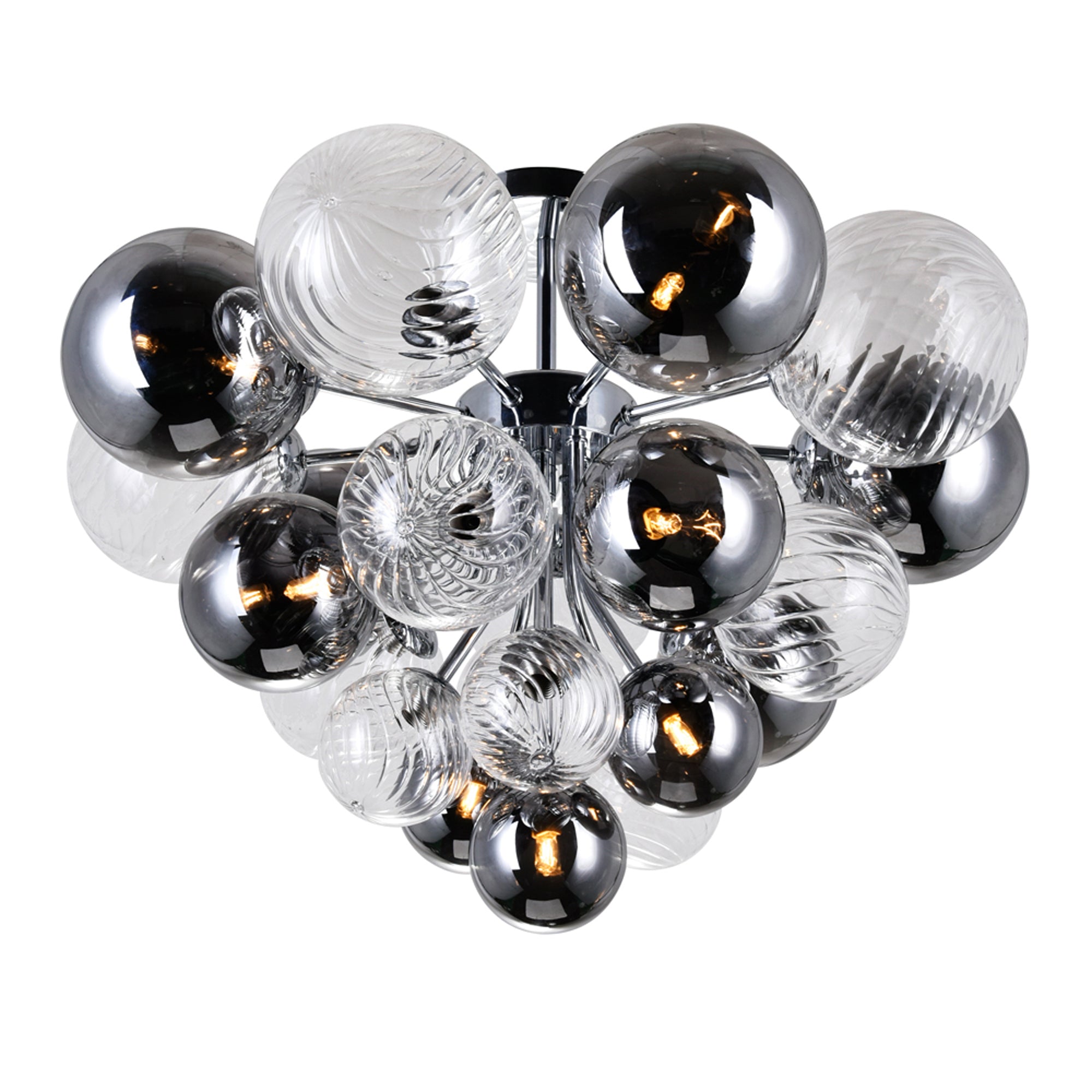 Pallocino Flush Mounts Chrome 10 Lights