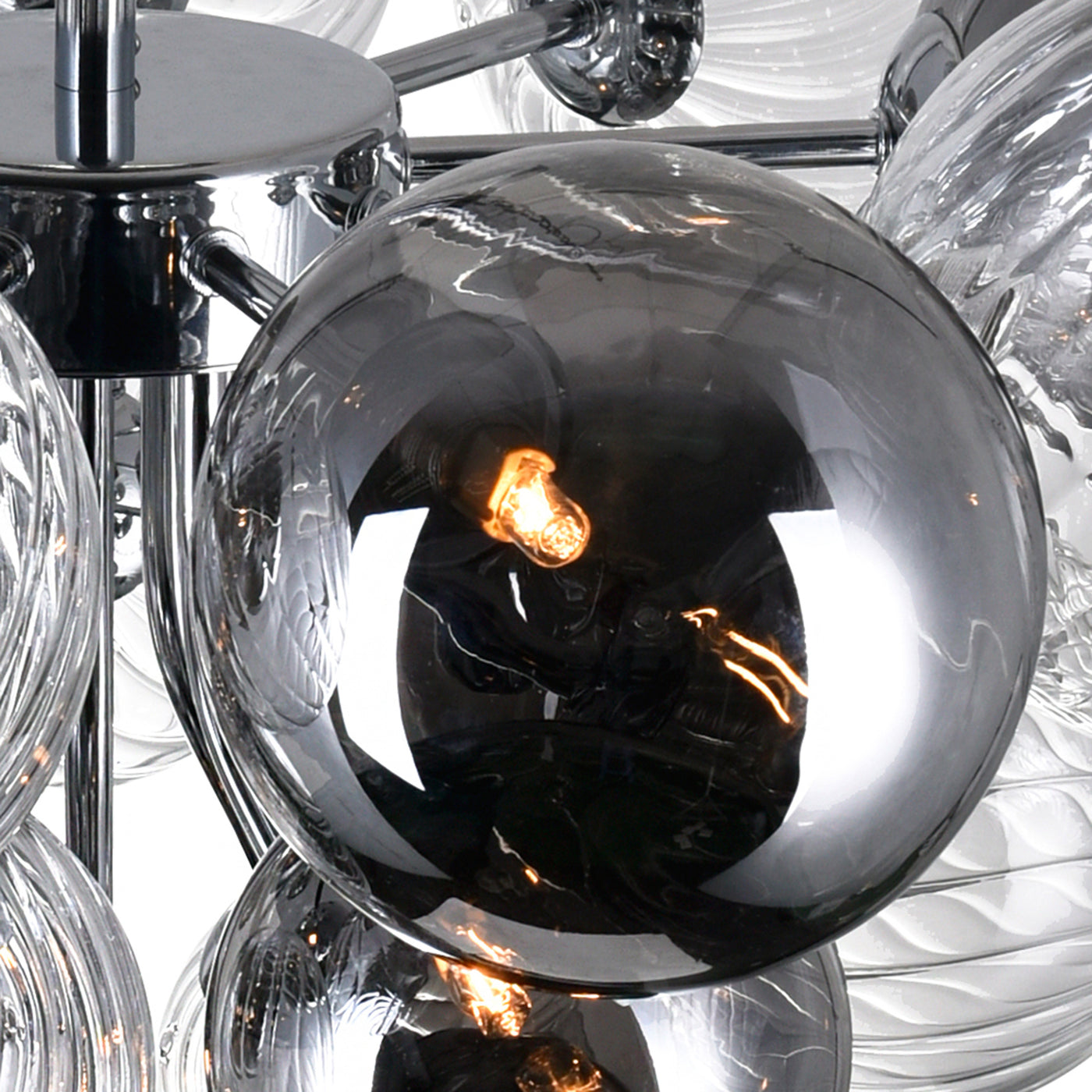 Pallocino Flush Mounts Chrome 10 Lights