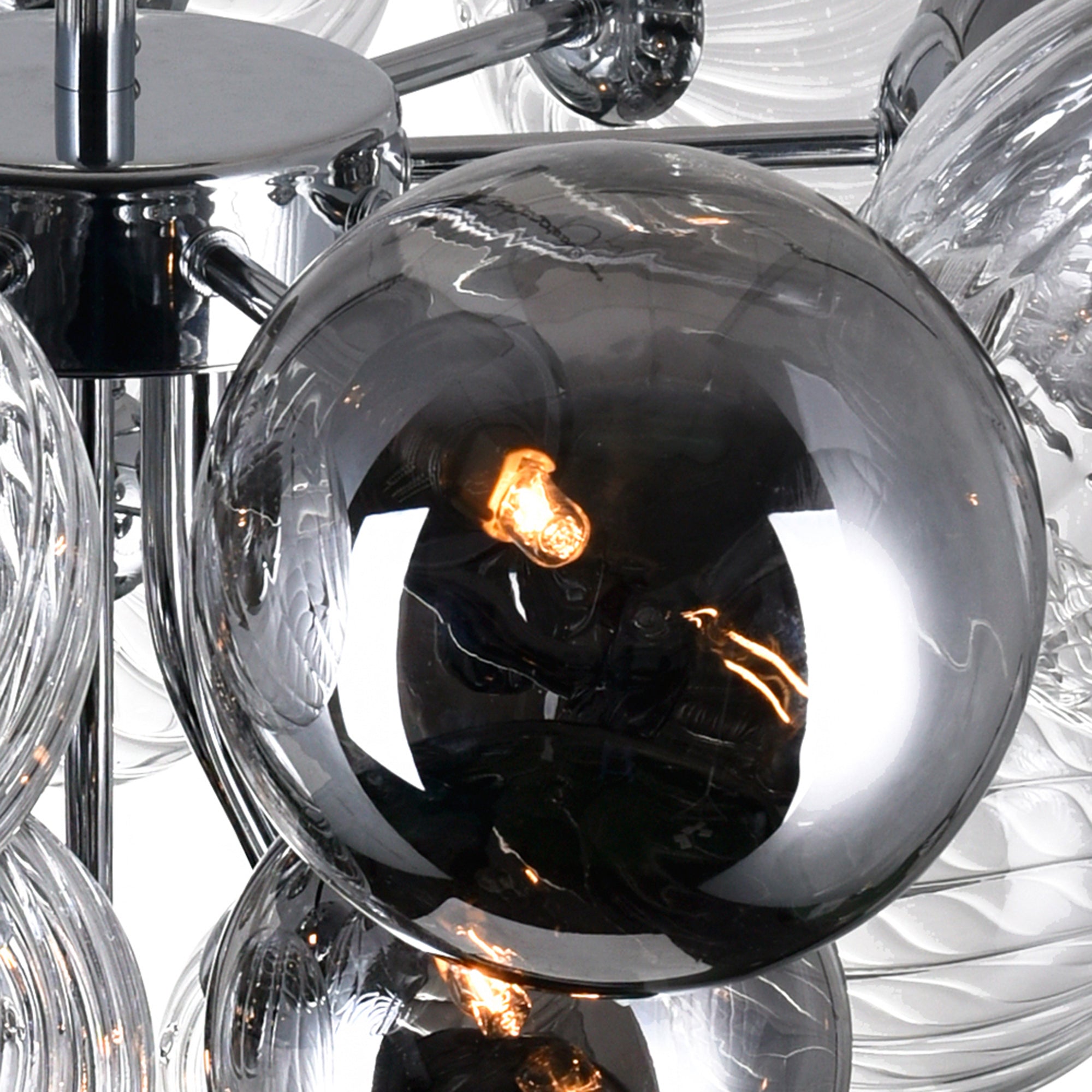 Pallocino Flush Mounts Chrome 10 Lights